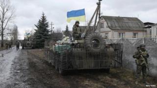 Ukrainian soldiers in Donetsk region, 24 Dec
