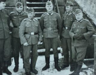 German soldiers in occupied Holland