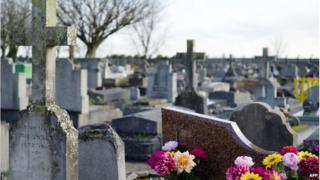 Cemetery in Wissous, south of Paris