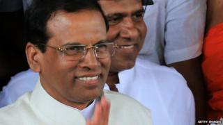 Sri Lankan president Maithripala Sirisena