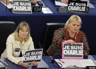 MEPs in Strasbourg, 12 Jan 15