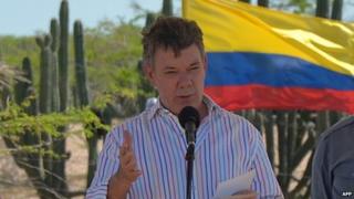 Colombian President Juan Manuel Santos. Photo: December 2014