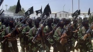 Al-Shabab fighters in Somalia - 2011