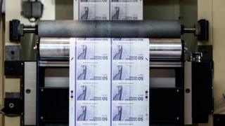 Krone note printing press