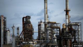 US oil refinery