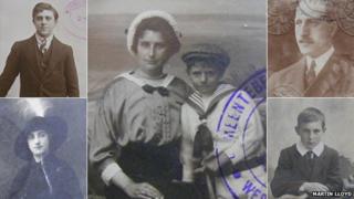 Passports and identity card montage - Mixture of French and British