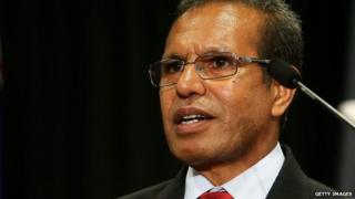East Timor's president Taur Matan Ruak