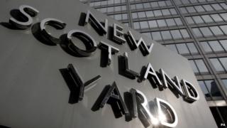 Sign outside New Scotland Yard