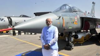 Mr Modi wants India to become a defence manufacturing hub