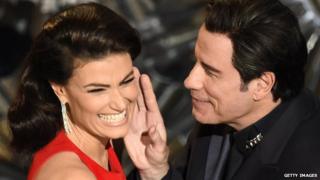 John Travolta and Idina Menzel