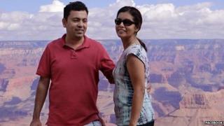 Writer Avijit Roy and his wife Rafida Ahmed, picture from Facebook