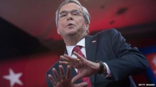 Jeb Bush speaks at the 2015 CPAC conference.