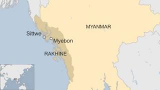 Map of Myanmar