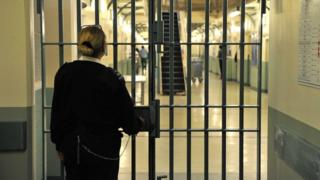 Woman warden in a prison