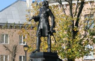 A statue of Kant in Kaliningrad (file pic)