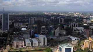 Nairobi skyline