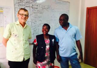Hans Rosling, Margaret Lamuno and Luke Bawo