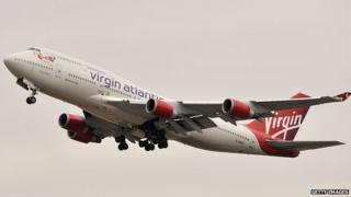 Virgin Atlantic plane