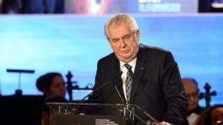 Czech President Milos Zeman, January 2015