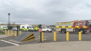 Emergency services at Inverness Airport