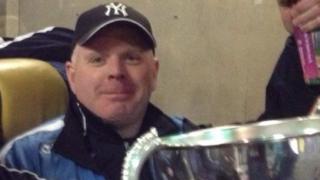Sean McElwee, one of three people killed on County Tyrone's roads at the weekend, pictured holding the All-Ireland Intermediate Club Football Championship trophy in 2013