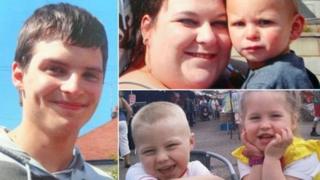 Lee-Ann shiers, Liam Timbrell, charlie, Bailey a Skye