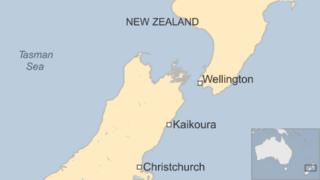 New Zealand map
