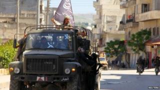 Islamist rebels in Jisr al-Shughur - 25 April