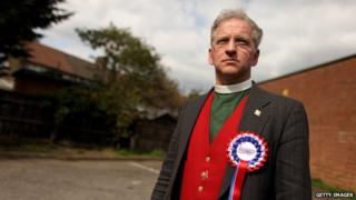 Reverend Robert West in Dagenham in April 2010