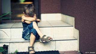 A depressed child