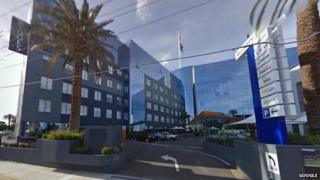 Google Street View of the Rydges Bell City Hotel