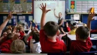 dosbarth o ddisgyblion