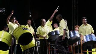 Hell's Gate musicians performing