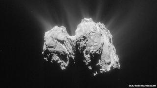 Image of Comet 67P, taken by the Rosetta navigation camera, 3 May 2015
