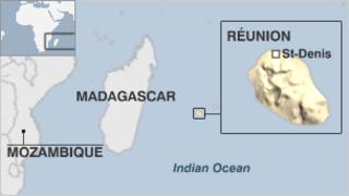 Map of Reunion