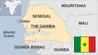 Map of Senegal