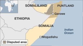 Map of Puntland