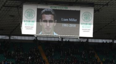 Celtic scoreboard tribute