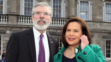 Gerry Adams and Mary Lou McDonald