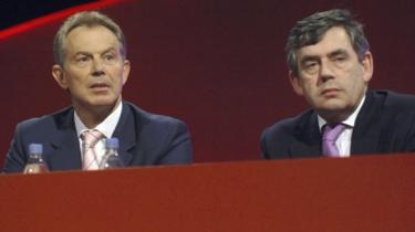 Tony Blair and Gordon Brown pictured at the Labour Party conference in 2006