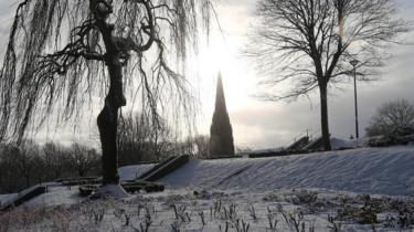 snow scene derry