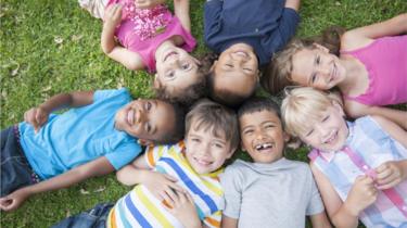 Niños relajados