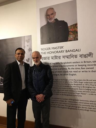 'রজার মাস্টারের' সঙ্গে লেখক কাজী জাওয়াদ