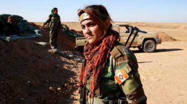 زنان کرد ایرانی در عملیات موصل
