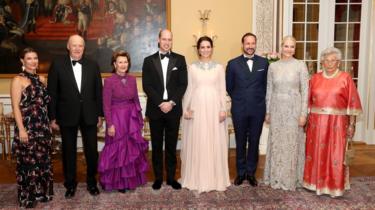 Prince William and Kate group photo with Norwegian royalty