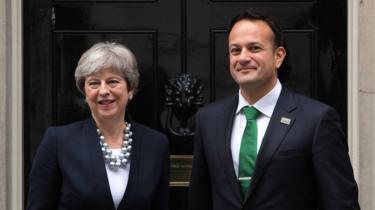 Theresa May and Leo Varadkar