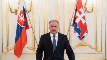 The President of Slovakia Andrej Kiska speaks during a press conference on the murder of Slovak journalist Jan Kuciak and his fiancé Martina Kusnirova in Bratislava, Slovakia, 04 March 2018