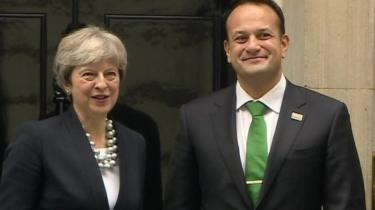 Theresa May and Leo Varadkar