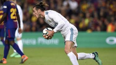 Gareth Bale mfungaji wa goli la kuzawazisha la Real Madrid