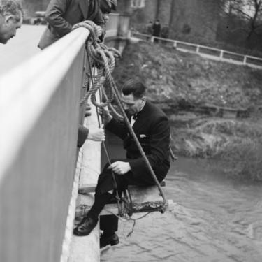 Detective gathering evidence in 1938